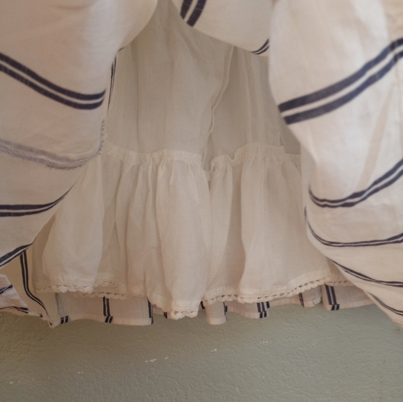 Anthropologie Floreat A Line Cotton Voile Skirt w Cottagecore Feminine Petticoat - Picture 5 of 9